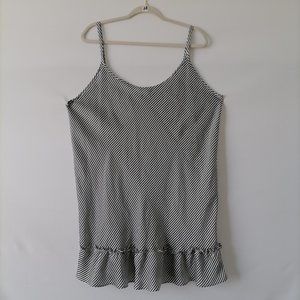 Morgan Taylor Womens Striped Intimates spaghetti Straps Babydoll Dress Size XL